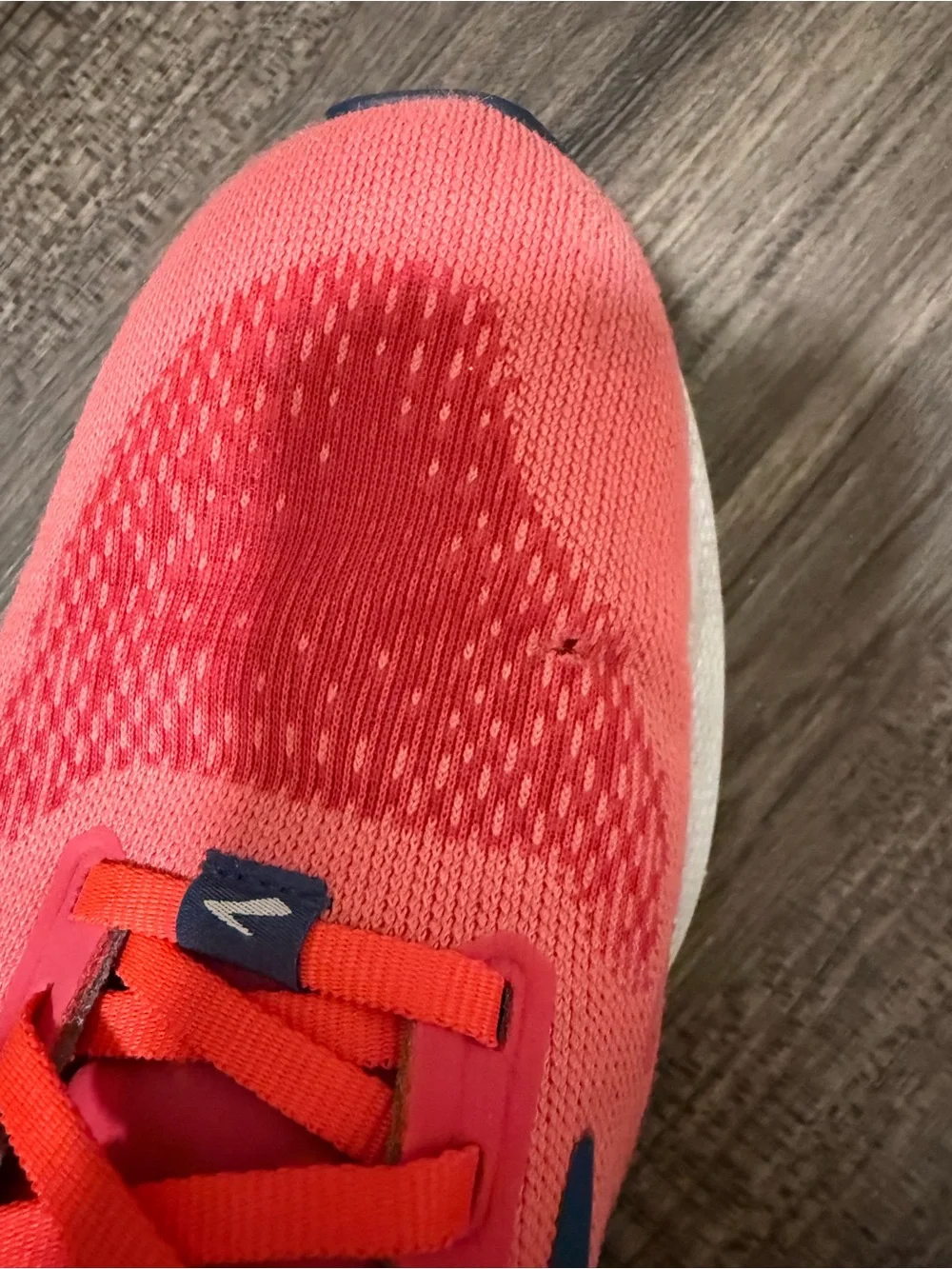 Brooks Women's Running Shoes - Coral Pink with Blue Accents Size 9.5 - Picture 5 of 7